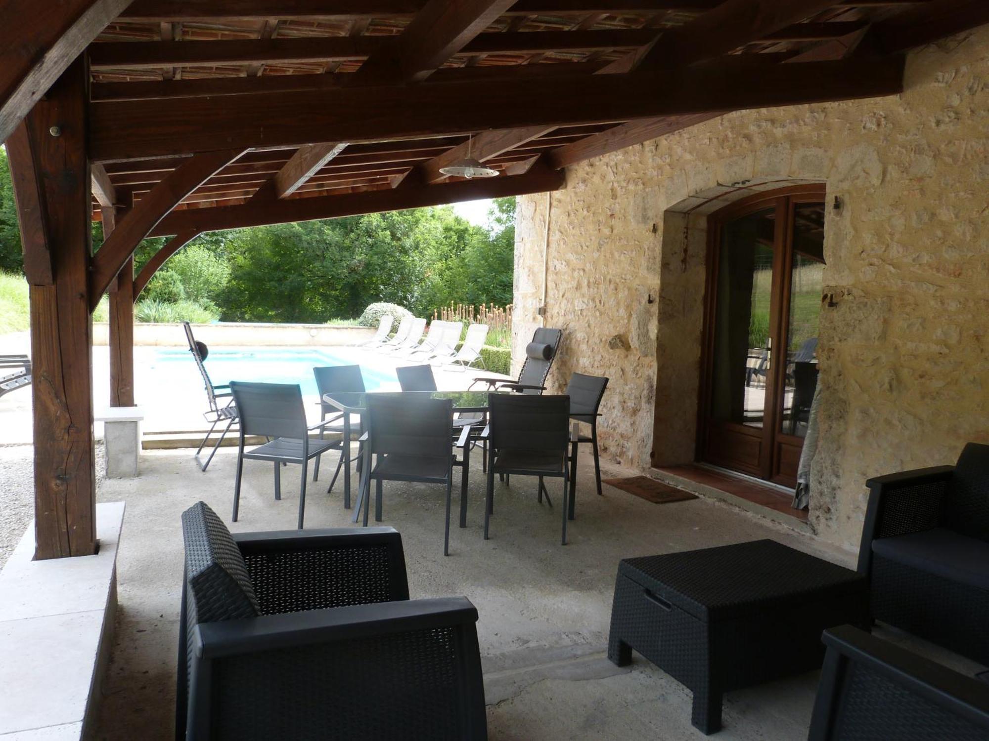 Gite Avec Piscine Proche De St Cirq Lapopie Berganty Exterior foto